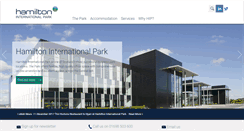 Desktop Screenshot of hamiltoninternationalpark.com