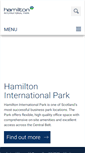 Mobile Screenshot of hamiltoninternationalpark.com